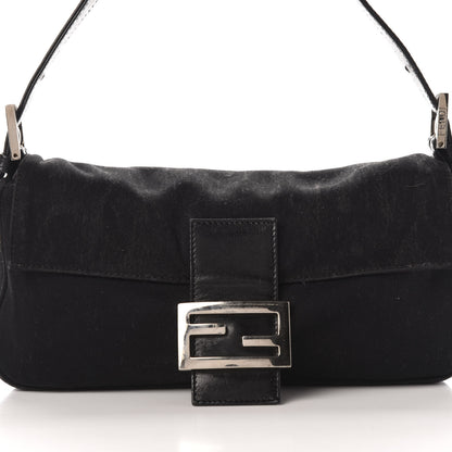 Fendi Nylon Baguette Bag Black 9 of 9