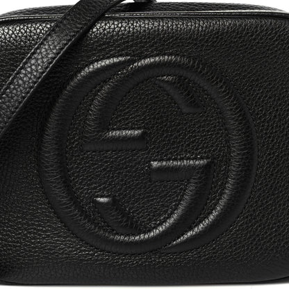Gucci Pebbled Calfskin Small Soho Disco Bag Black 9 of 11