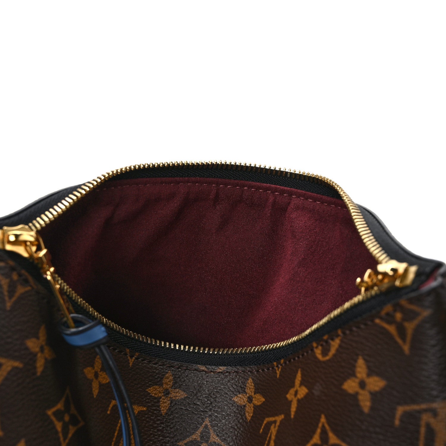 Louis Vuitton Monogram Beaubourg Hobo Mini Bordeaux Red Peach Safran Blue Jean Blue 7 of 15
