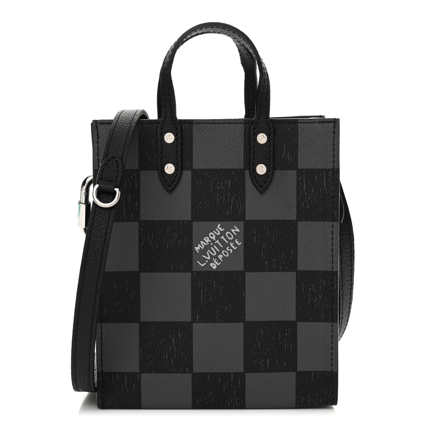 Louis Vuitton Damier Graphite Sac Plat XS Black 1 of 11
