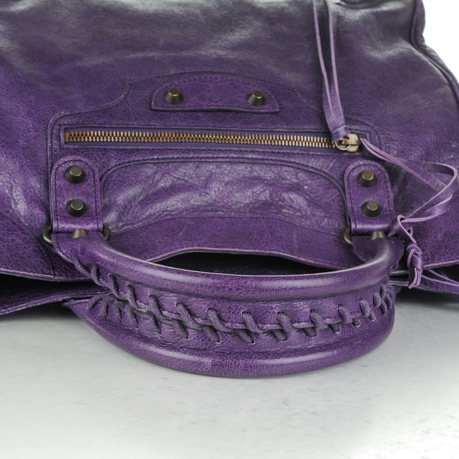 Balenciaga Agneau Classic Hardware Velo Dark Violet 5 of 9