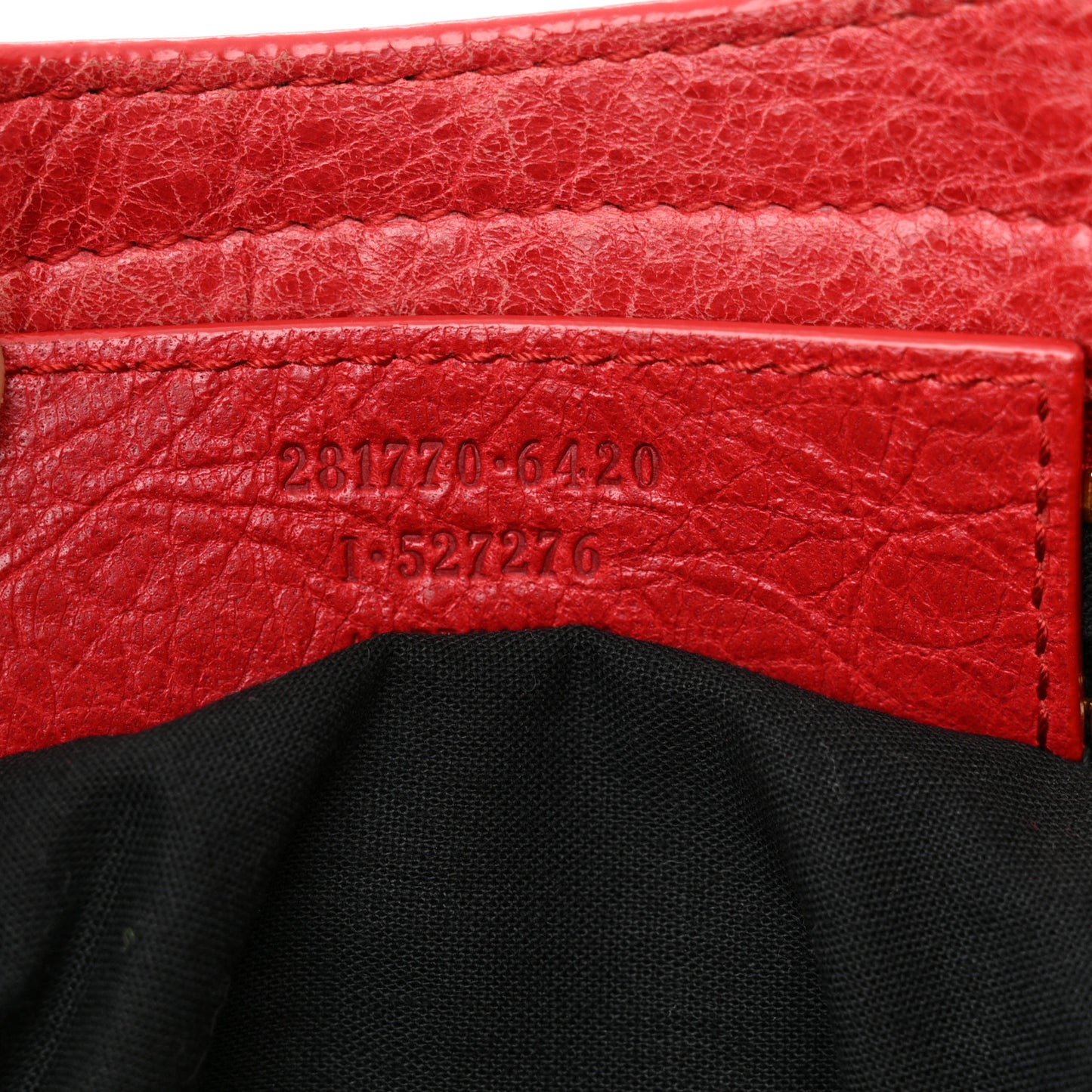 Agneau Giant 12 Gold Hardware City Rouge Cardinal