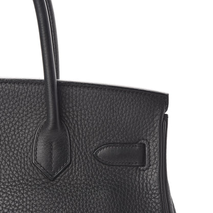 Hermes Taurillon Clemence Birkin 30 Plomb 30 of 32