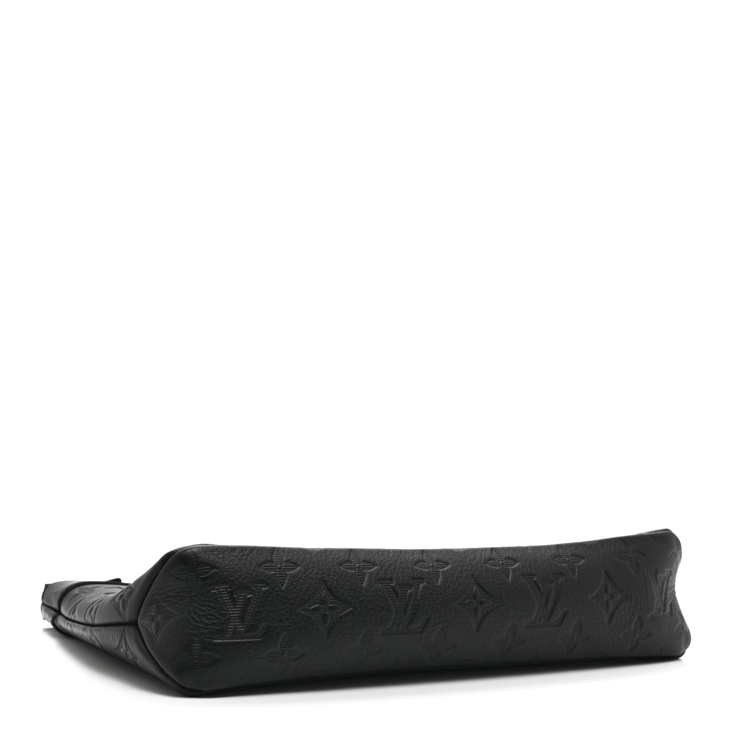 Louis Vuitton Shadow Calfskin Monogram Pochette Voyage Souple Black 4 of 8