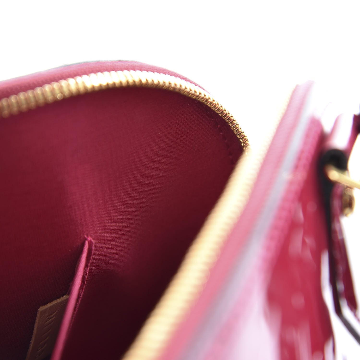 Louis Vuitton Vernis Alma BB Rose Indien 8 of 10