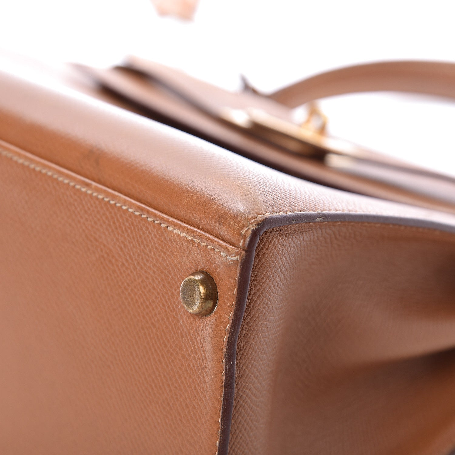Hermes Courchevel Kelly Sellier 28 Gold 43 of 49