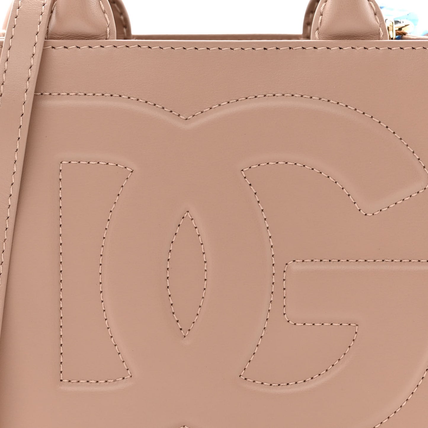 Calfskin Mini DG Daily Shopper Tote Cipria