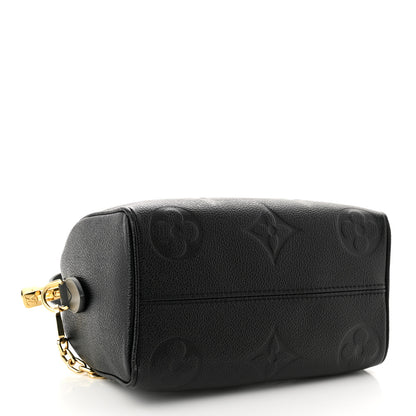 Louis Vuitton Empreinte Monogram Giant Speedy Bandouliere 20 Black 4 of 9