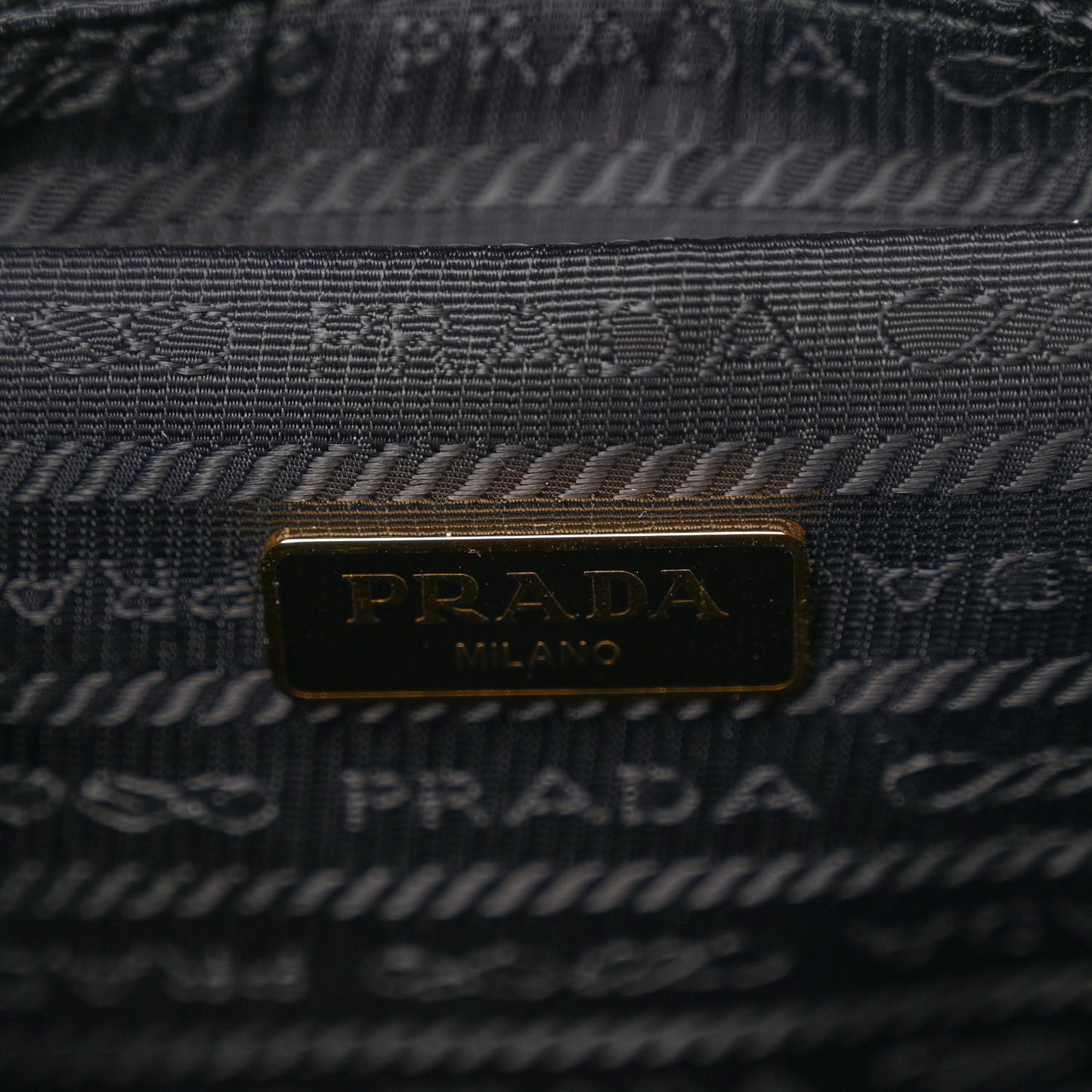 Wicker Canvas Saffiano Bucket Bag Black