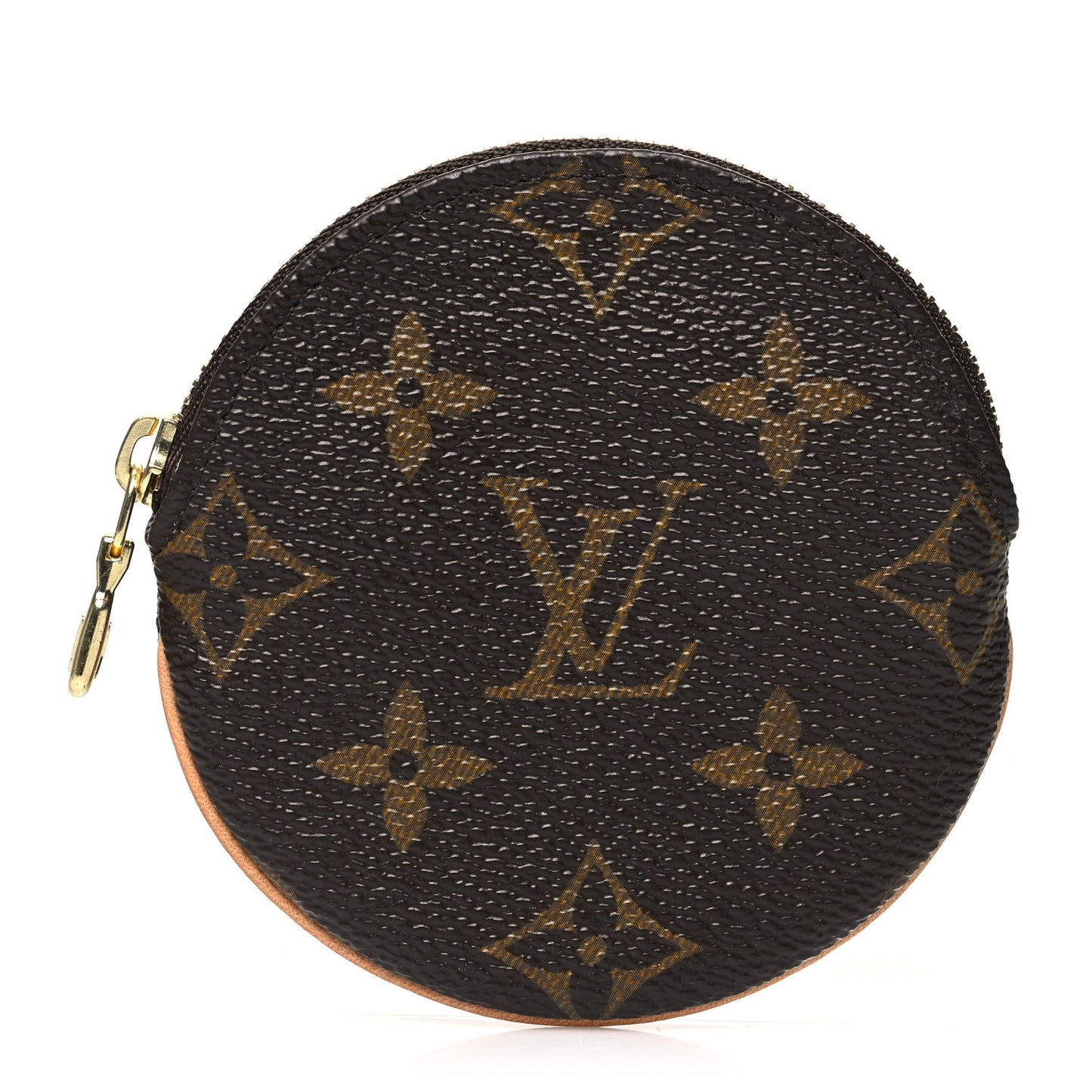 Monogram Round Coin Purse