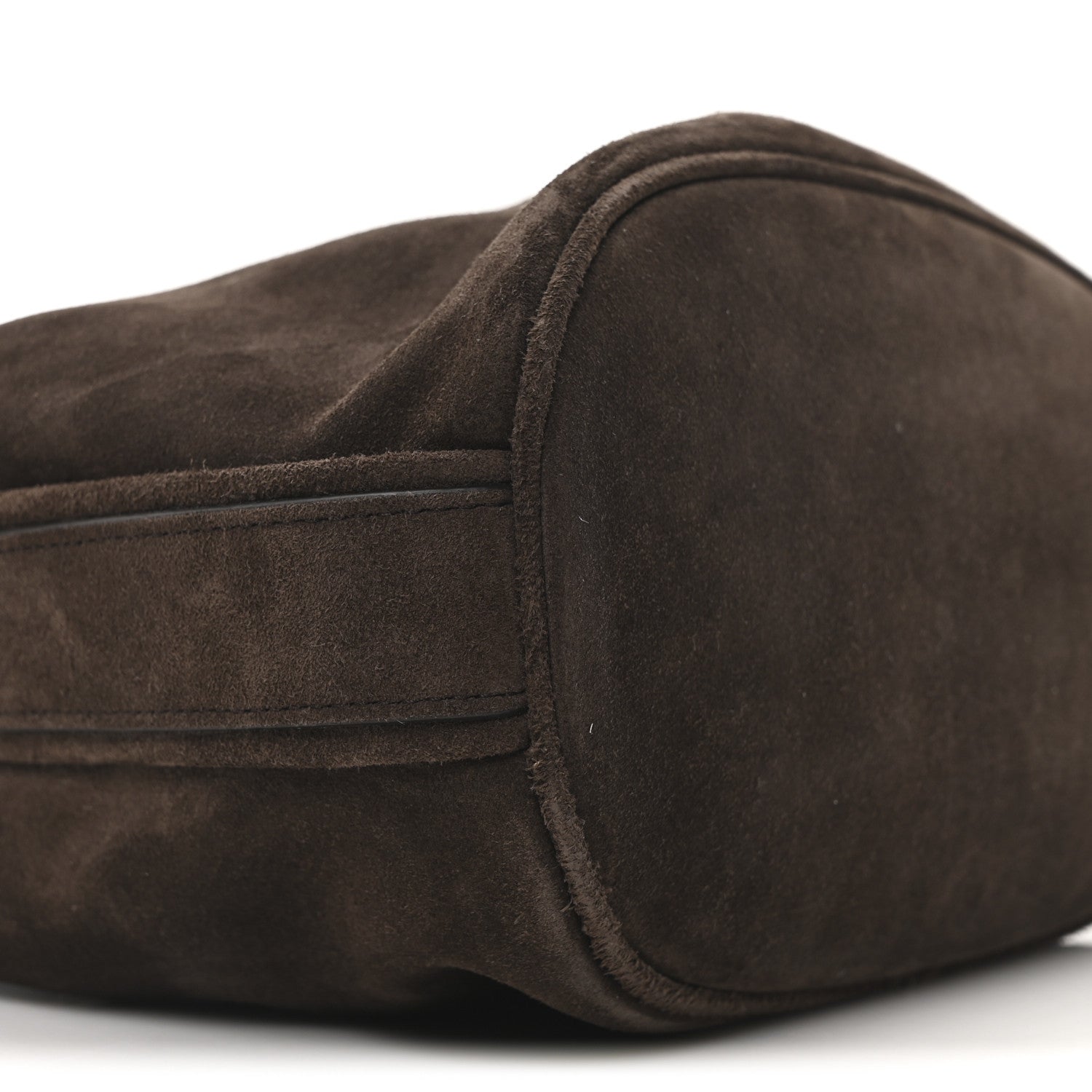 Salvatore Ferragamo Calfskin Suede Medium Archivo Gancio Hobo Testa di Moro 10 of 11