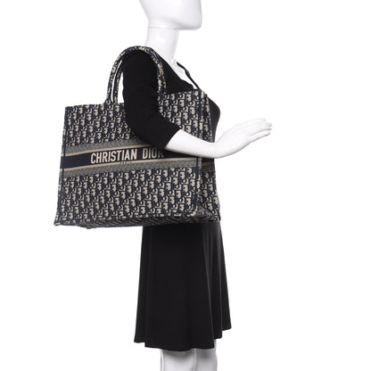 Christian Dior Oblique Book Tote Blue Multicolor 2 of 10