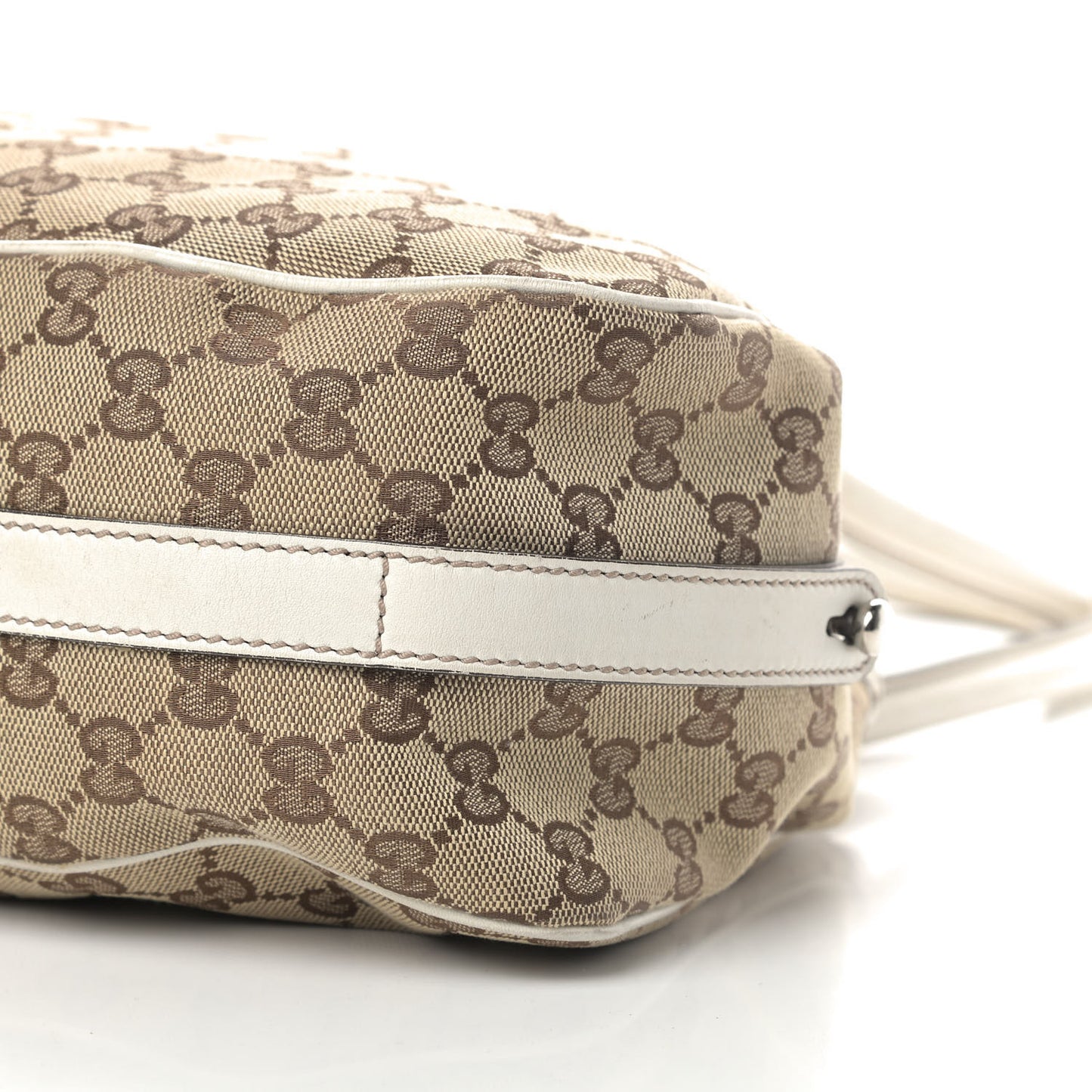 Monogram Match Ball Shoulder Bag White