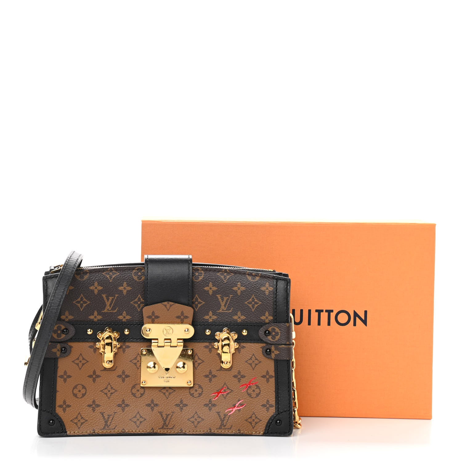 Louis Vuitton Reverse Monogram Trunk Clutch 10 of 10