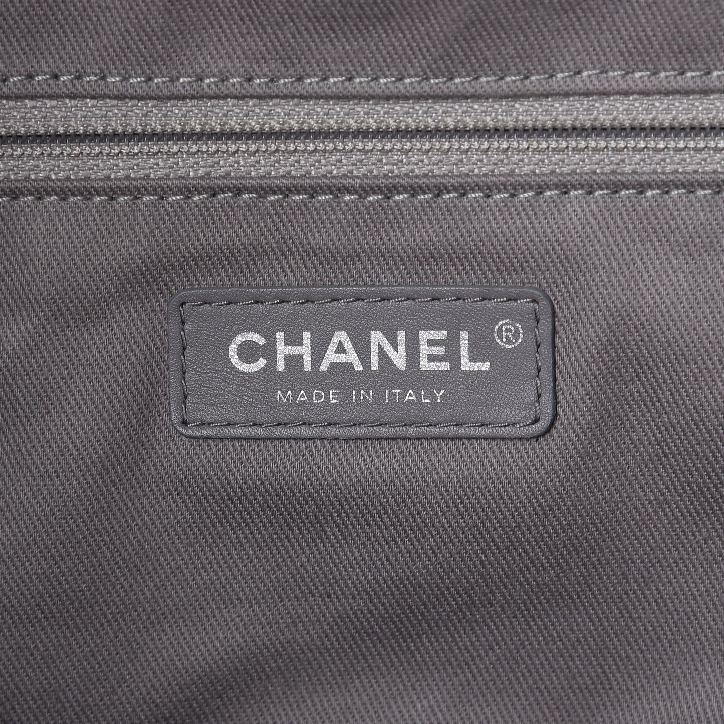 Canvas Extra Large Double Face Shopping Tote Grey