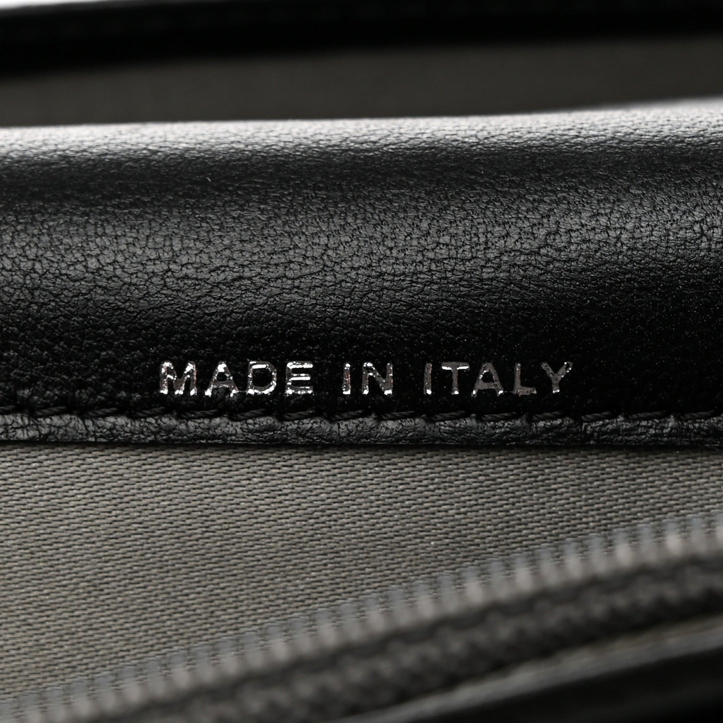 Lambskin Camellia Embossed Yen Wallet Black