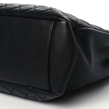 Chanel Caviar Quilted Grand Shopping Tote GST Black 10 of 12