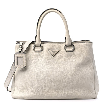 Prada Vitello Daino Shopping Tote Talco 1 of 13