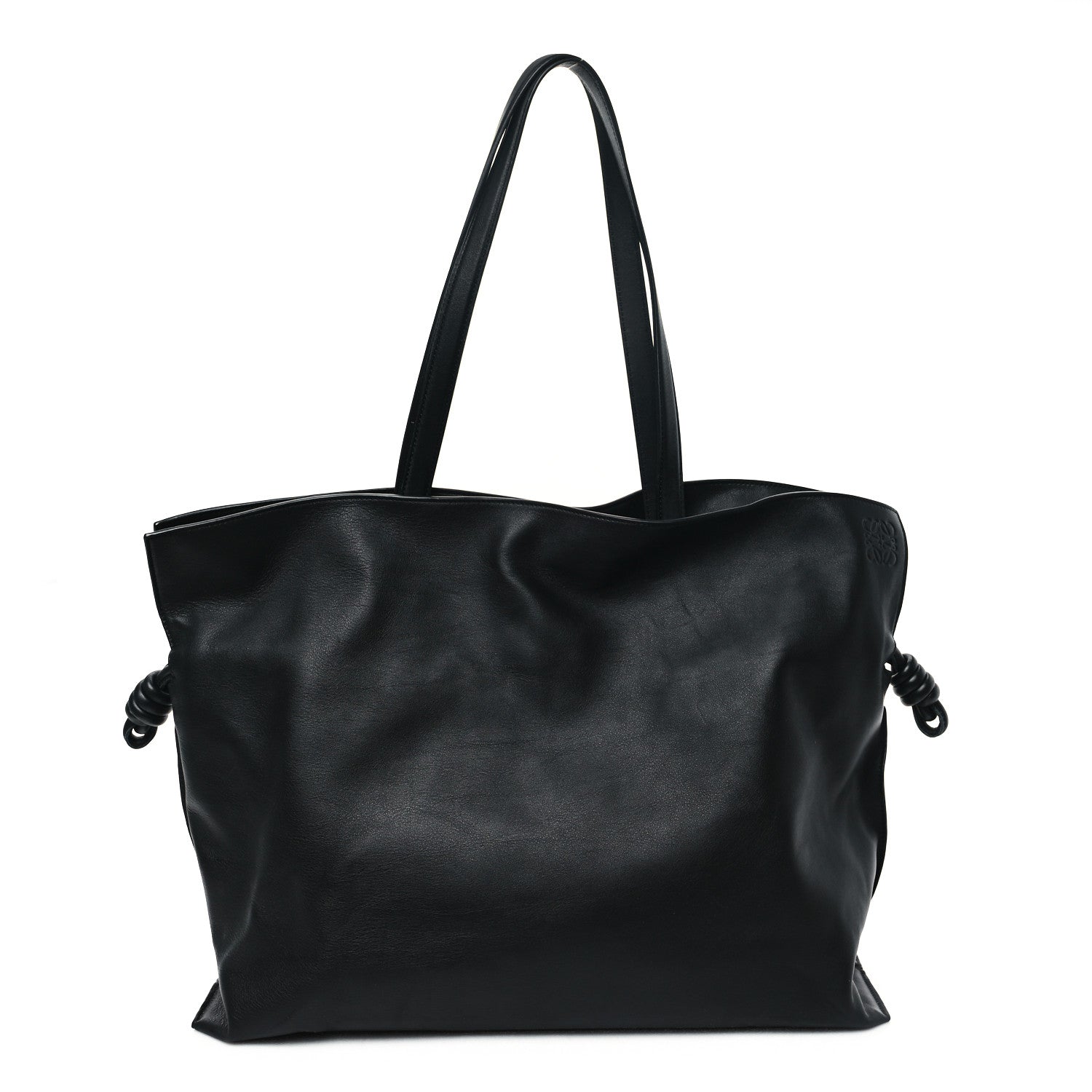 Loewe Calfskin Flamenco Knot XL Shoulder Bag Black 1 of 13