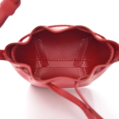 Mansur Gavriel Calfskin Baby Bucket Flamma 5 of 7
