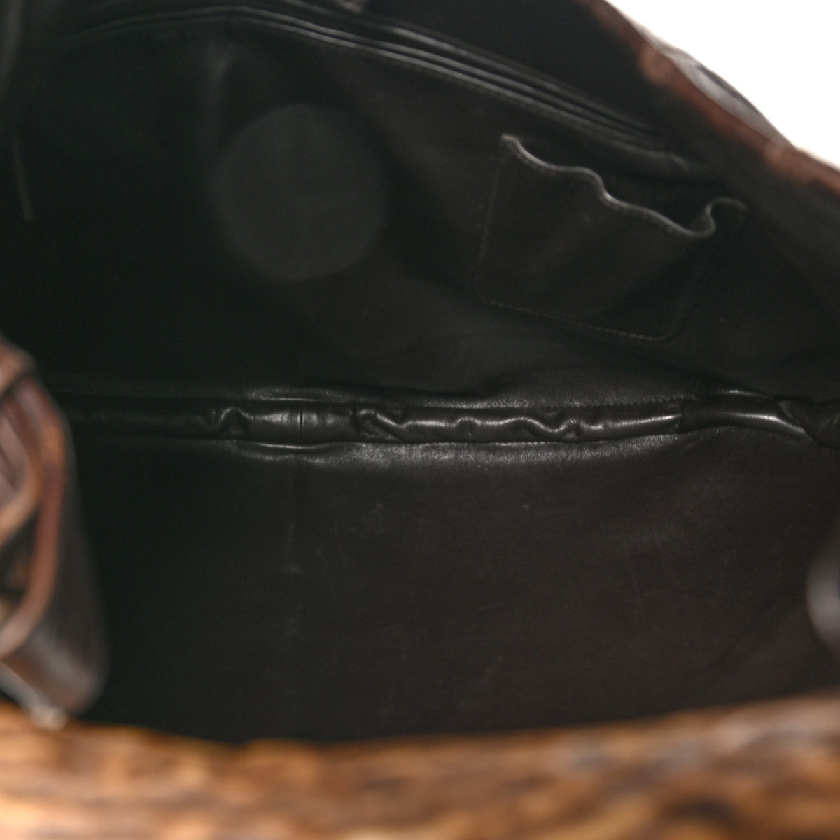 Alligator Buffalo Horn Mombasa Hobo Brown