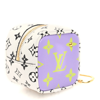 Louis Vuitton Monogram Giant Cube Coin Purse Pink 3 of 6