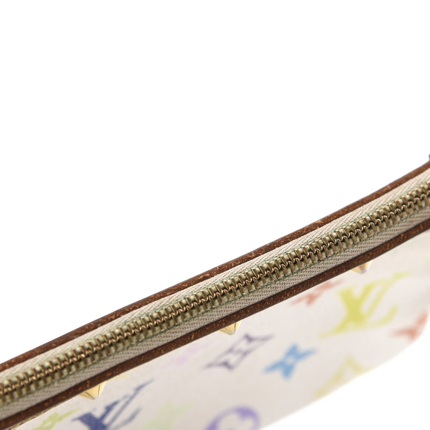 Monogram Multicolor Pochette Accessories White