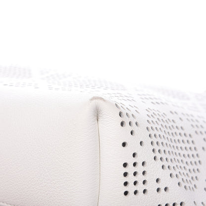 Christian Dior Calfskin Perforated Cannage Dioriva Tote White 11 of 14