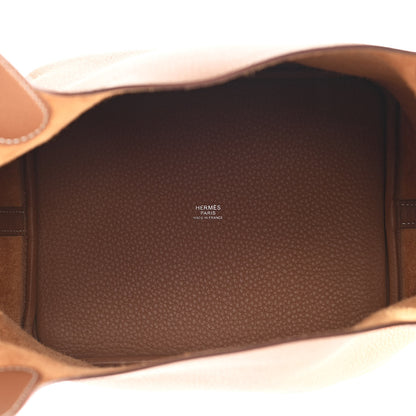 Hermes Taurillon Clemence Picotin Lock 22 MM Gold 4 of 8