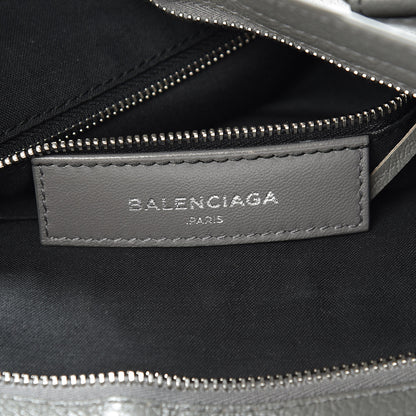Balenciaga Chevre Silver Metallic Edge Hardware Town Gris Acier 7 of 17