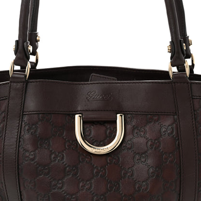 Gucci Guccissima Medium D Gold Tote  Dark Brown 8 of 10