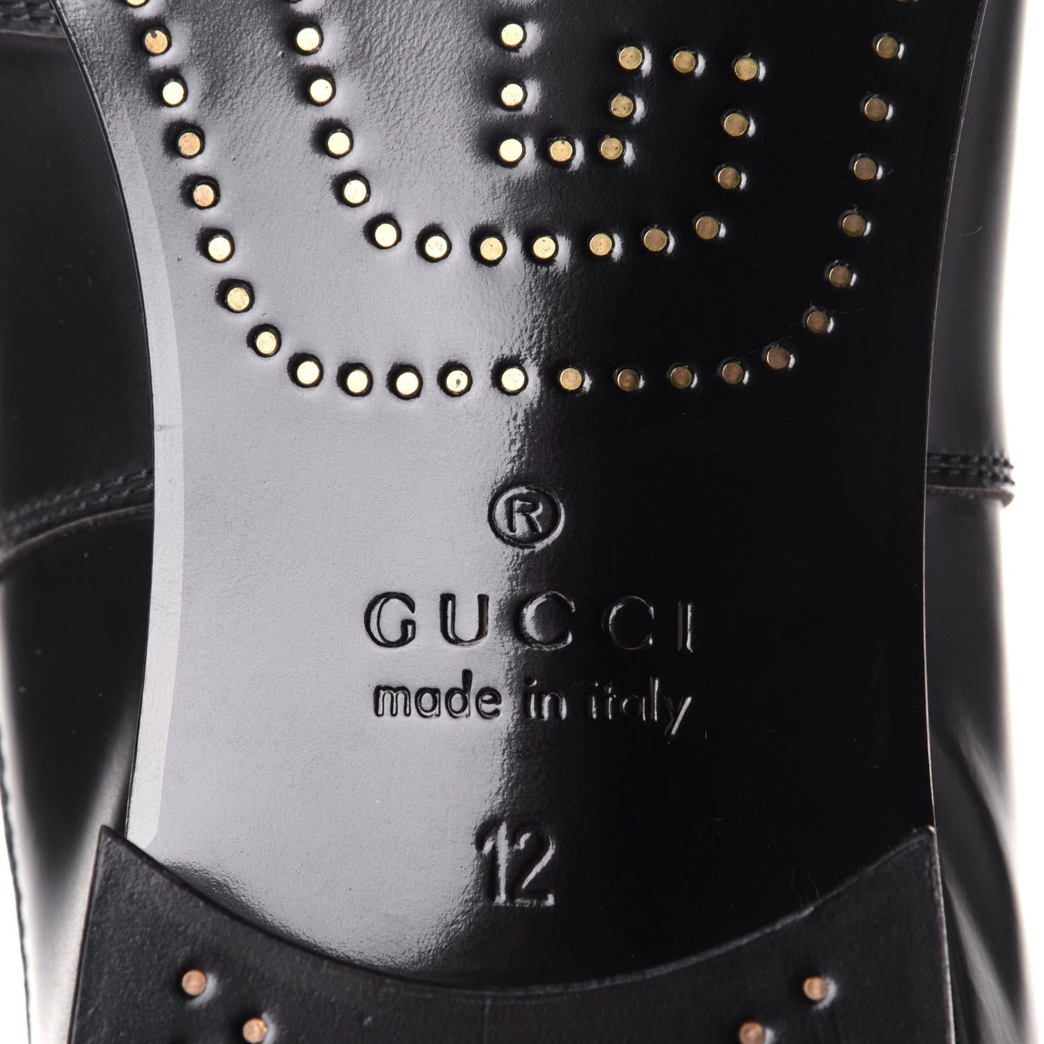 Gucci Cordovan Lux Mens Ankle Boots 12 Black 8 of 11