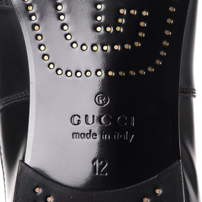 Gucci Cordovan Lux Mens Ankle Boots 12 Black 8 of 11