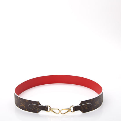 Louis Vuitton Monogram Bandouliere Shoulder Strap Red 5 of 9