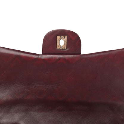 Chanel Patent Quilted Jumbo Double Flap Red 8 of 11