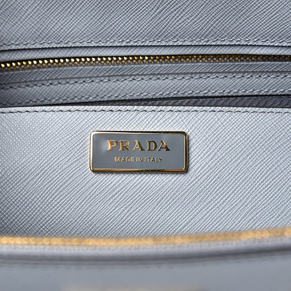 Prada Saffiano Large Galleria Double Zip Tote Granito 6 of 9