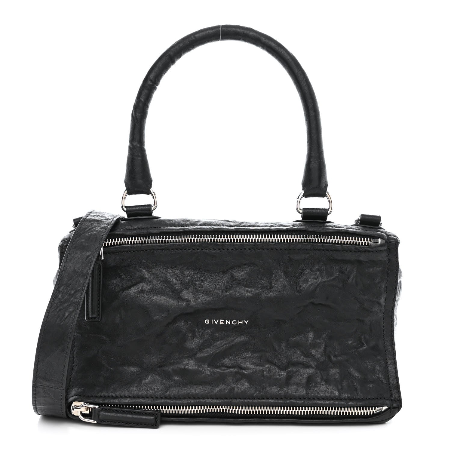 Givenchy Tumbled Sheepskin Medium Pandora Black 1 of 12