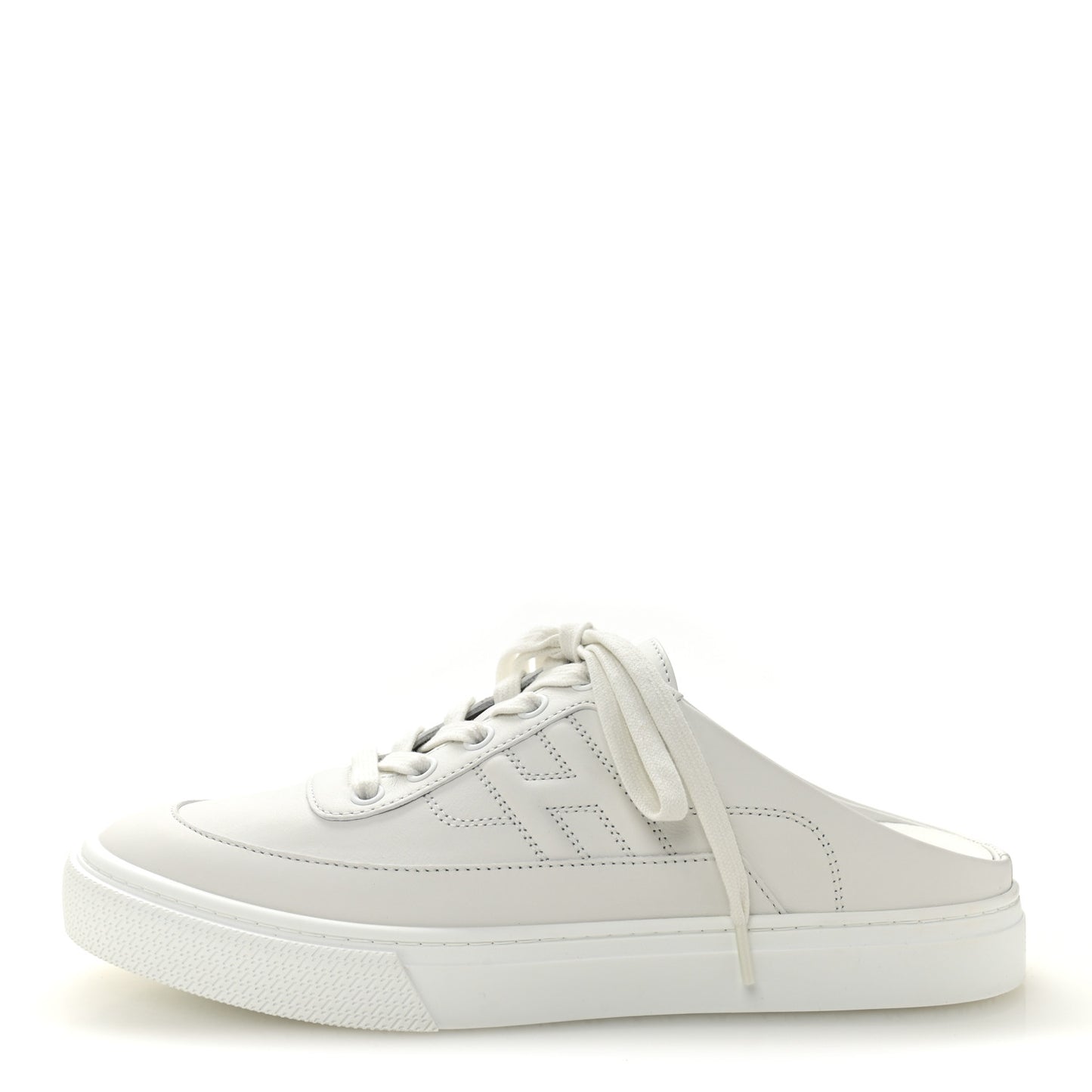 Calfskin Keep Mule Sneakers 38 White