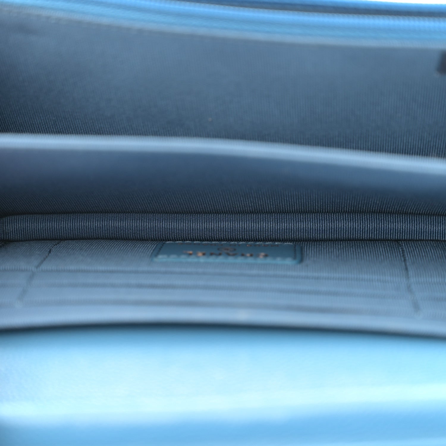 Chanel Caviar Quilted Mini Wallet On Chain WOC Blue 5 of 10