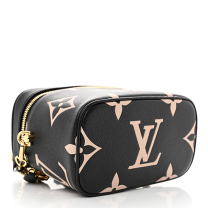 Louis Vuitton Empreinte Monogram Giant Vanity PM Black Beige 4 of 11