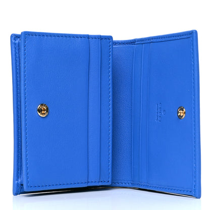 Gucci Calfskin Interlocking Card Case Bright Splash Carrot Orange 4 of 5