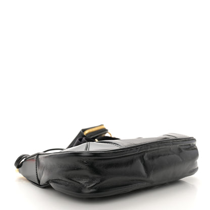 Prada Patent Naplak Re-Edition 2005 Shoulder Bag Black 4 of 11