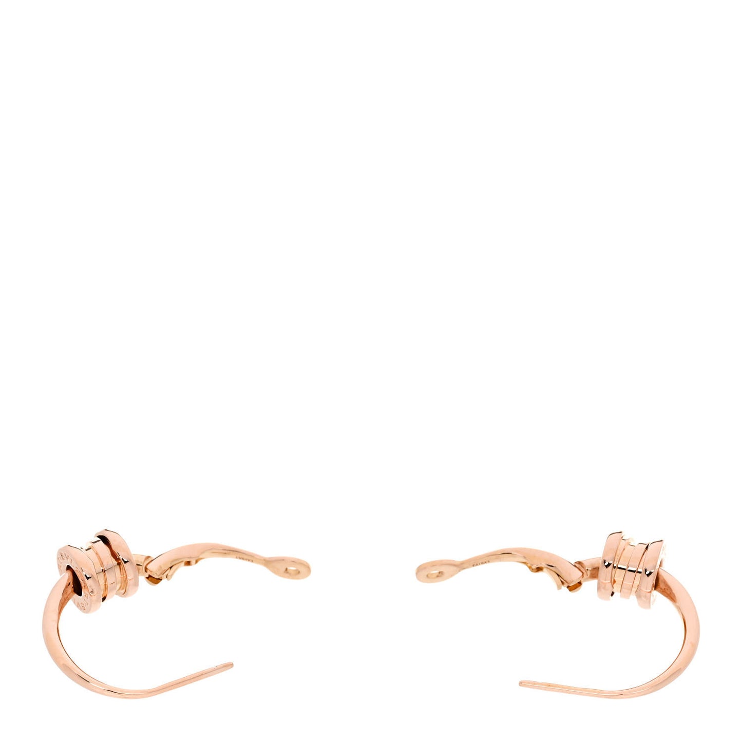 18K Rose Gold B.Zero1 Hoop Earrings
