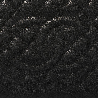 Chanel Caviar Quilted Grand Shopping Tote GST Black 9 of 12