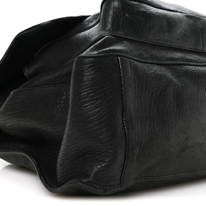 Saint Laurent Grained Lambskin Monogram Oversized Niki Chain Satchel Black 8 of 10
