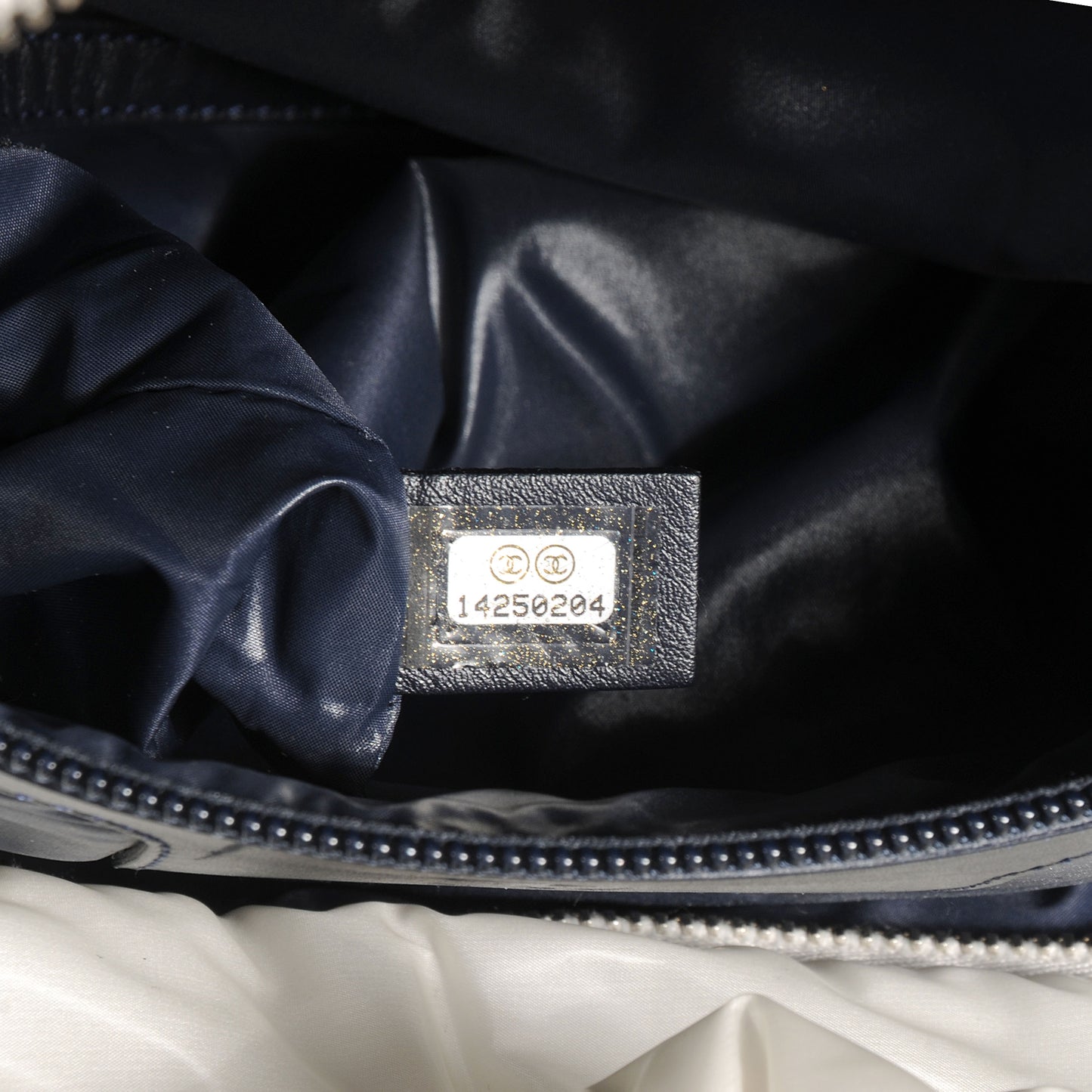 Nylon Coco Cocoon Large Tote White