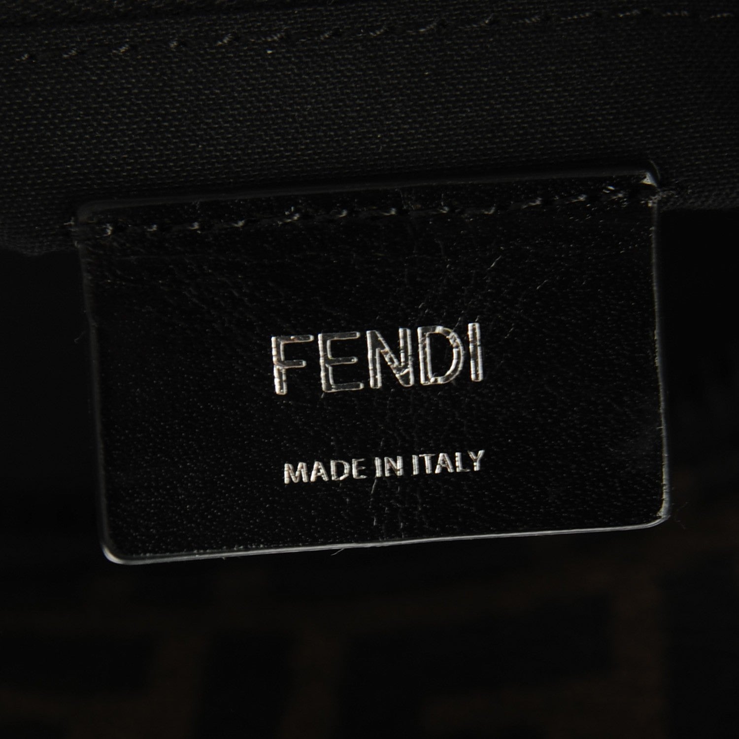 Fendi Zucca Spalmati Degradé Top Handle Convertible Tote Tobacco Black 6 of 7