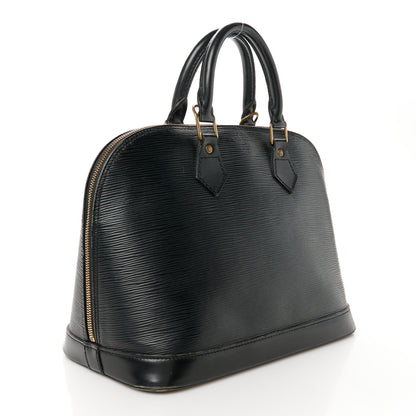 Louis Vuitton Epi Alma PM Black 3 of 13