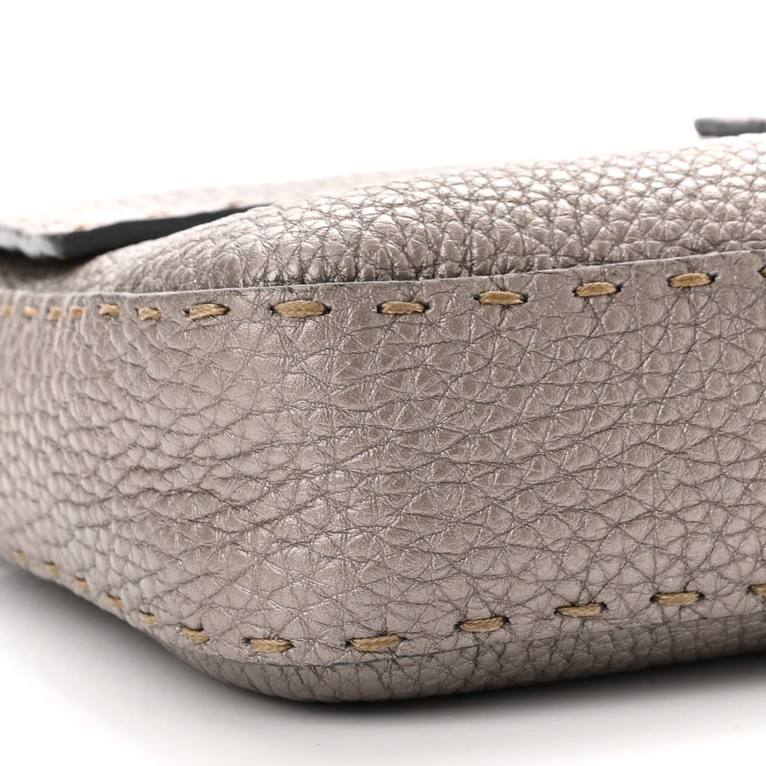 Fendi Cuoio Romano Selleria Baguette Peltro 9 of 10