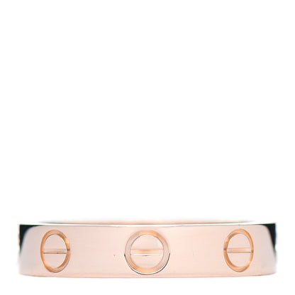 Cartier 18K Pink Gold 3.5mm LOVE Wedding Band Ring 47 4 1 of 4